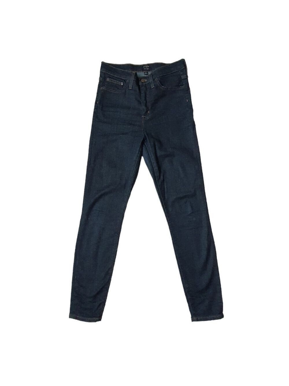 J. Crew High Rise Skinny Jeans Dark Blue Womens Size 29
